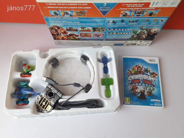 Eredeti Nintendo Wii  Skylanders TRAP TEAM konzol játék csomag  !! Dobozos