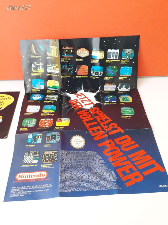 Eredeti Nintendo NES Fedezze fel a Nintendo világát kis füzet és poszter együtt !!