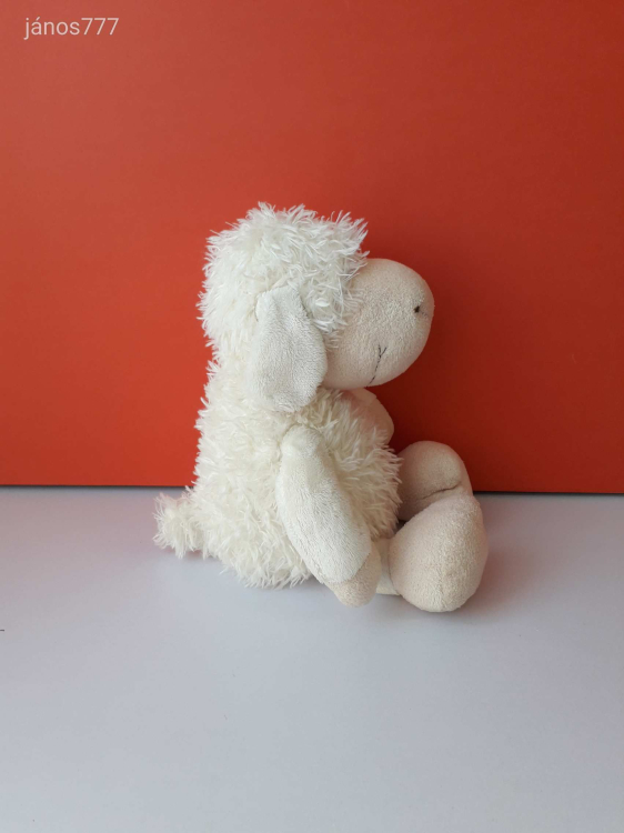 Eredeti NICI BÁRÁNY plüss bari kabala figura 37 cm-es FEHÉR BÁRÁNY plüssfigura !! EXTRA ! ( 2. )