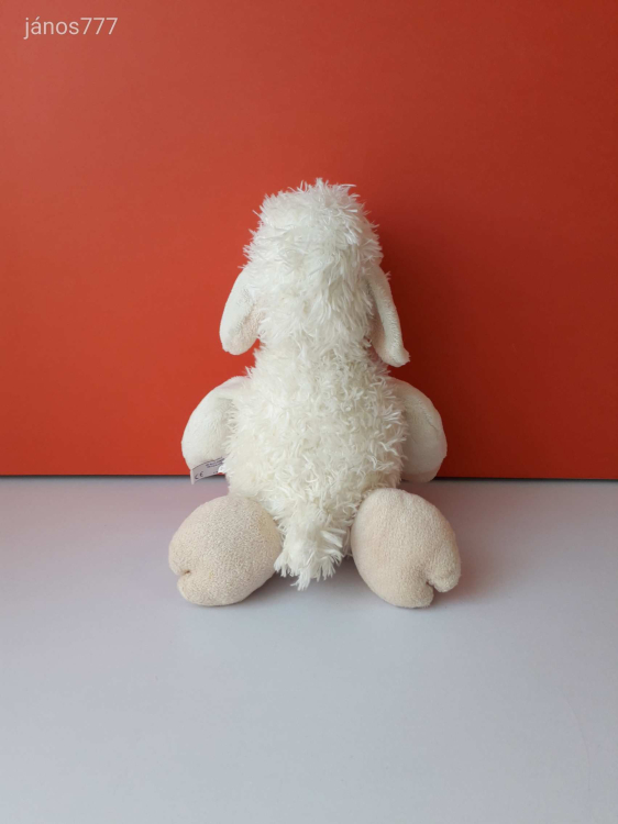 Eredeti NICI BÁRÁNY plüss bari kabala figura 37 cm-es FEHÉR BÁRÁNY plüssfigura !! EXTRA ! ( 2. )