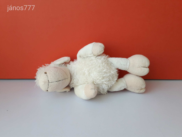 Eredeti NICI BÁRÁNY plüss bari kabala figura 37 cm-es FEHÉR BÁRÁNY plüssfigura !! EXTRA ! ( 2. )