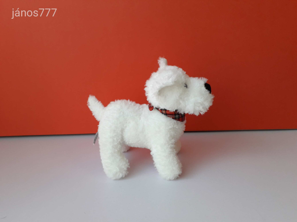 Eredeti Schaffer kutya West highland white terrier Westie kutya plüss kabala figura EXTRA