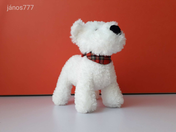 Eredeti Schaffer kutya West highland white terrier Westie kutya plüss kabala figura EXTRA