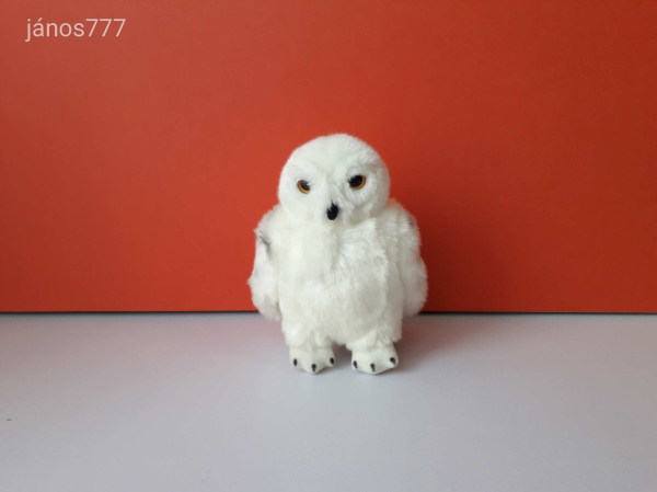Eredeti Harry Potter HEDWIG bagoly plüss madár kabala figura ! 20 cm-es plüssfigura ! EXTRA