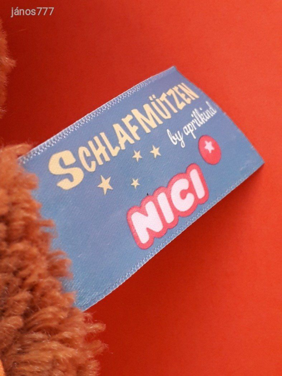 Eredeti NICI Édes Álom MACI plüss mackó kabala figura 24 cm NICI Schlafmützen plüss EXTRA !