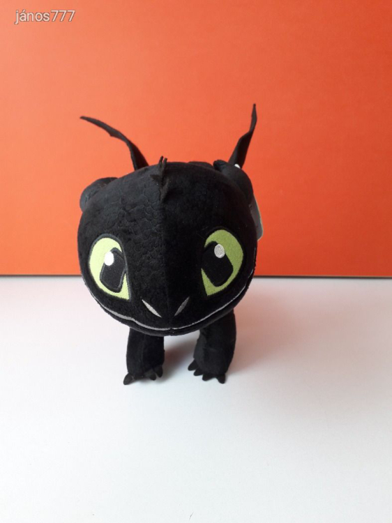 Eredeti How to Train Your Dragon Így Neveld a Sárkányodat plüss sárkány ÉJFÚRIA kabala 41 cm EXTRA