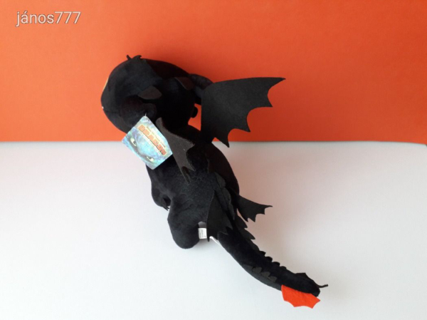 Eredeti How to Train Your Dragon Így Neveld a Sárkányodat plüss sárkány ÉJFÚRIA kabala 41 cm EXTRA