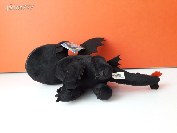 Eredeti How to Train Your Dragon Így Neveld a Sárkányodat plüss sárkány ÉJFÚRIA kabala 41 cm EXTRA