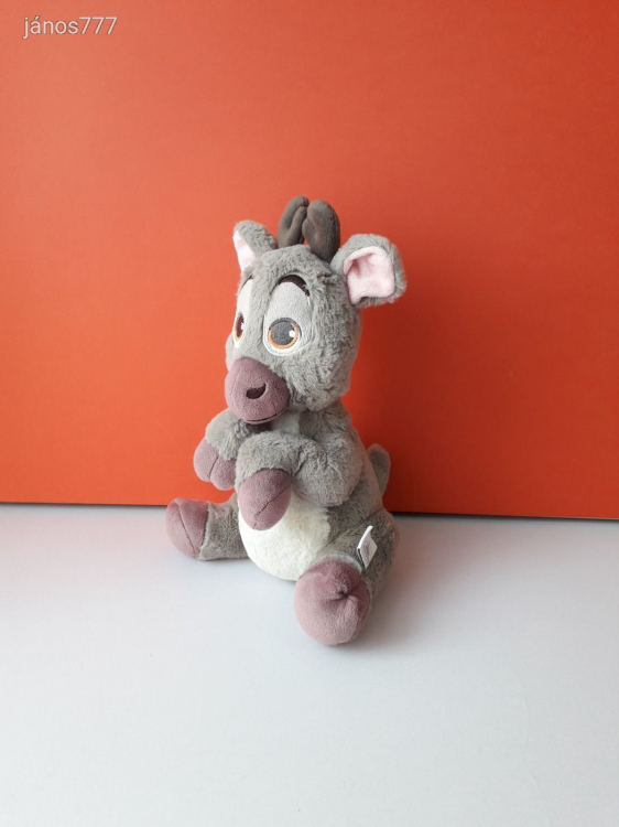 Eredeti Disney Jégvarázs Sven bébi Rénszarvas plüss szarvas kabala figura 29 cm-es !EXTRA