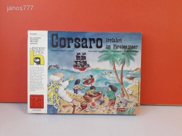 Eredti Jumbo Herder Spiele Corsaro kalózos társasjáték !!