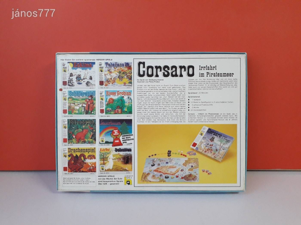 Eredti Jumbo Herder Spiele Corsaro kalózos társasjáték !!