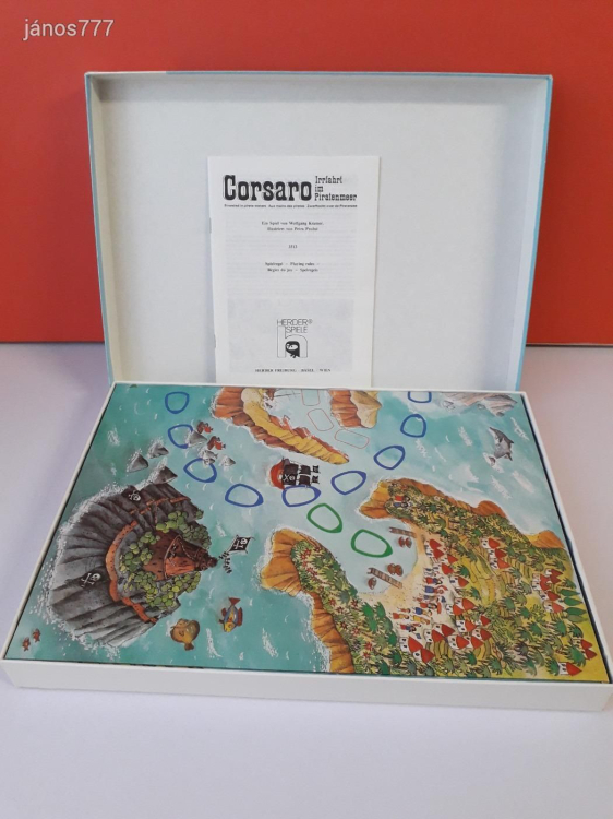 Eredti Jumbo Herder Spiele Corsaro kalózos társasjáték !!