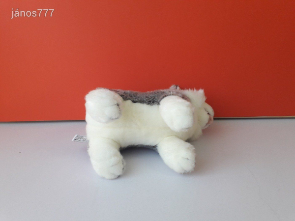 Eredeti LEOSCO HUSKY kutya plüss 25 cm-es kutyus kabala figura !! EXTRA !! ÉLETHŰ !!
