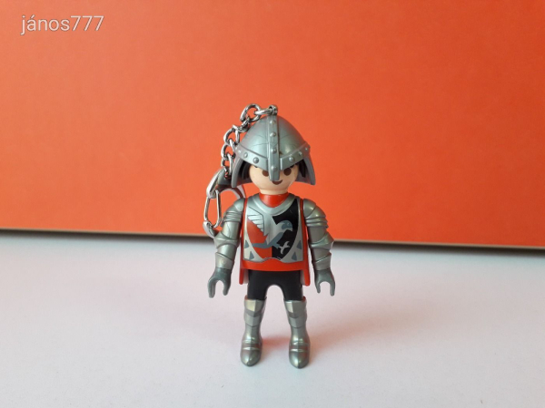 Eredeti Playmobil Sólyomlovag katona kulcstartó figura !! Playmobil 6616