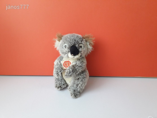 Eredeti Teddy Hermann KOALA mackó medve maci ! 20 cm-es plüssmackó ! EXTRA ! ÉLETHŰ !