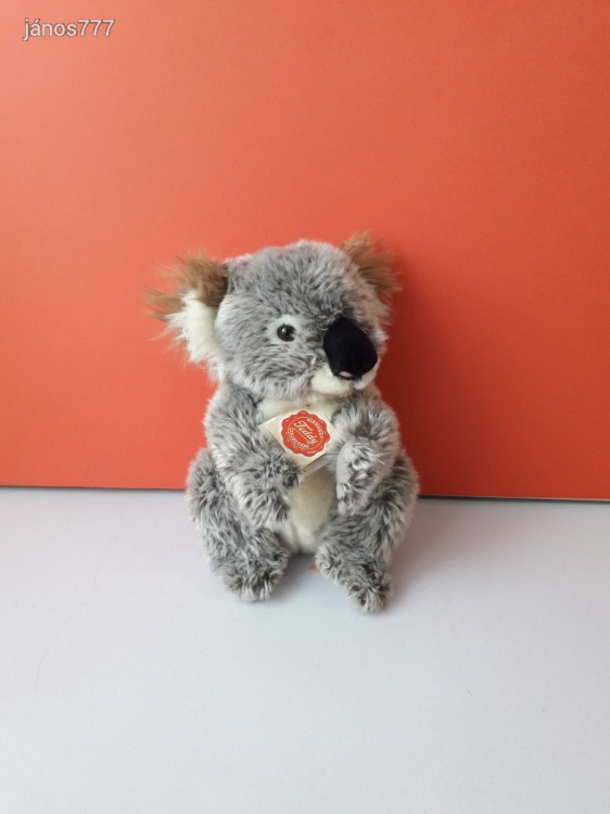 Eredeti Teddy Hermann KOALA mackó medve maci ! 20 cm-es plüssmackó ! EXTRA ! ÉLETHŰ !