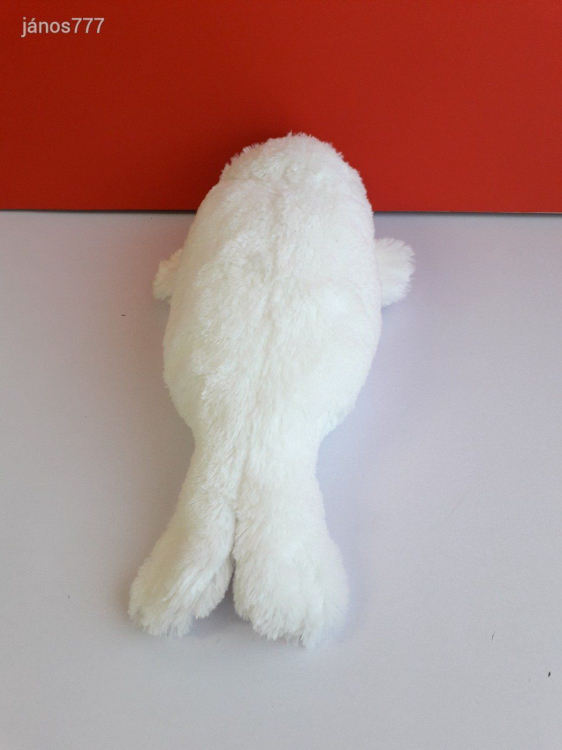 FÓKA plüssfigura 45 cm-es fehér fóka plüss kabala figura !!! EXTRA !!