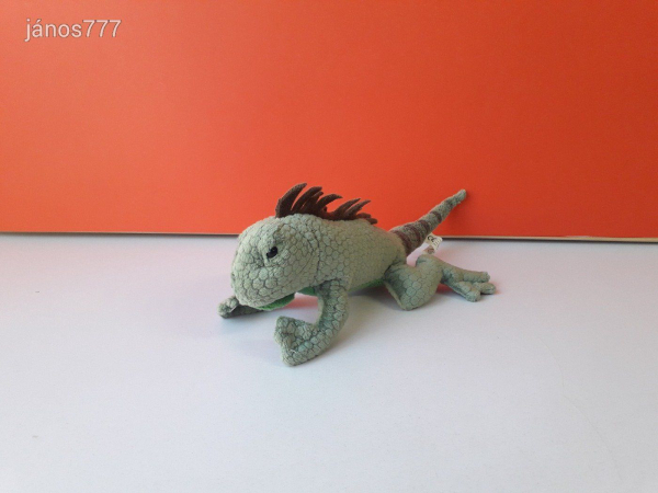 GEKKÓ plüss gyík , leguán hüllő ritkaság 30 cm-es kabala figura !! EXTRA !! ÉLETHŰ !!