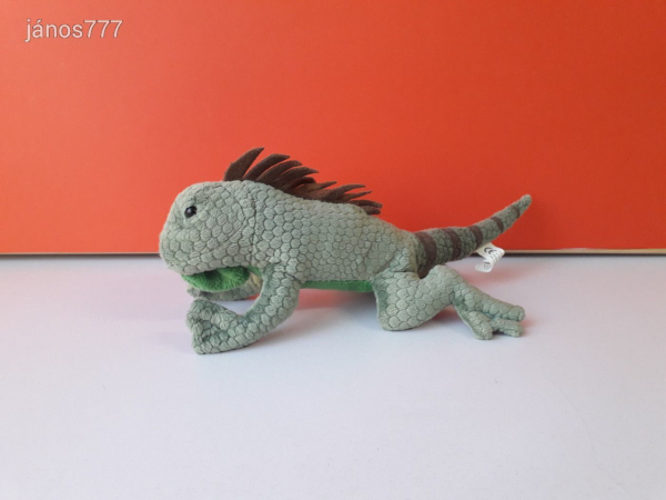 GEKKÓ plüss gyík , leguán hüllő ritkaság 30 cm-es kabala figura !! EXTRA !! ÉLETHŰ !!