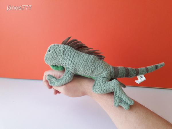 GEKKÓ plüss gyík , leguán hüllő ritkaság 30 cm-es kabala figura !! EXTRA !! ÉLETHŰ !!
