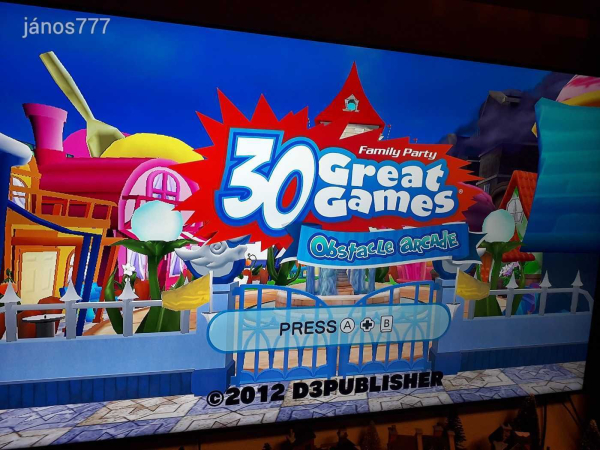 Eredeti Nintendo Wii U 30 Great Games konzol játék !!