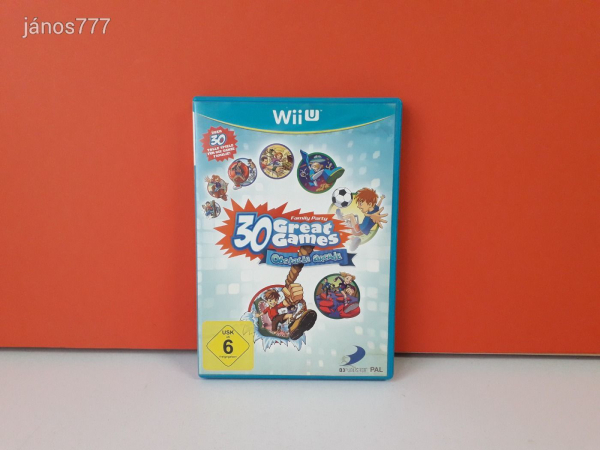 Eredeti Nintendo Wii U 30 Great Games konzol játék !!