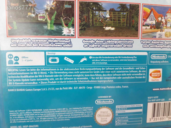 Eredeti Nintendo Wii U 30 Great Games konzol játék !!
