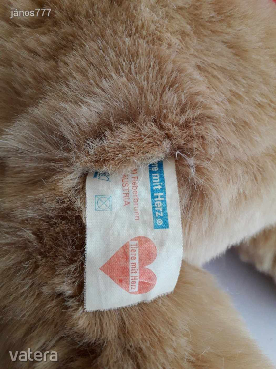 Eredeti Tiere mit Herz Berg mackó maci medve TEDDY BEAR 40 cm-es plüssfigura !!