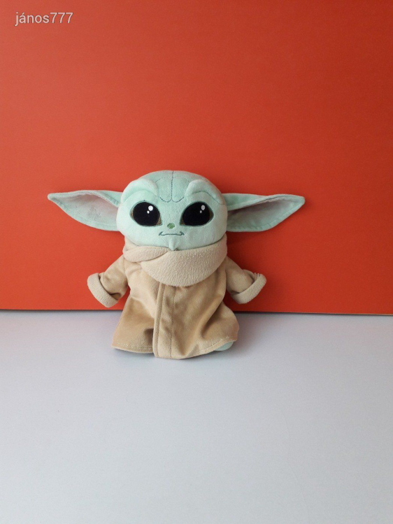 Eredeti Lucasfilm Star Wars The Mandalorian BABY YODA plüss GROGU 24 cm-es kabala figura ! EXTRA !