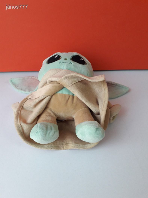 Eredeti Lucasfilm Star Wars The Mandalorian BABY YODA plüss GROGU 24 cm-es kabala figura ! EXTRA !