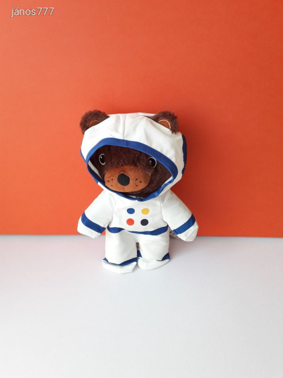 Eredeti IKEA Űrhajós MACI plüss kabala figura 28 cm-es AFTONSPARV plüss mackó !