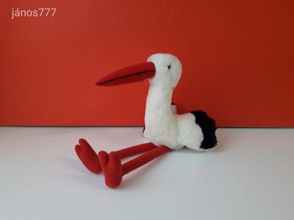 Eredeti Heunec GÓLYA madár plüss ritkaság 40 cm-es kabala figura ! ÉLETHŰ !!