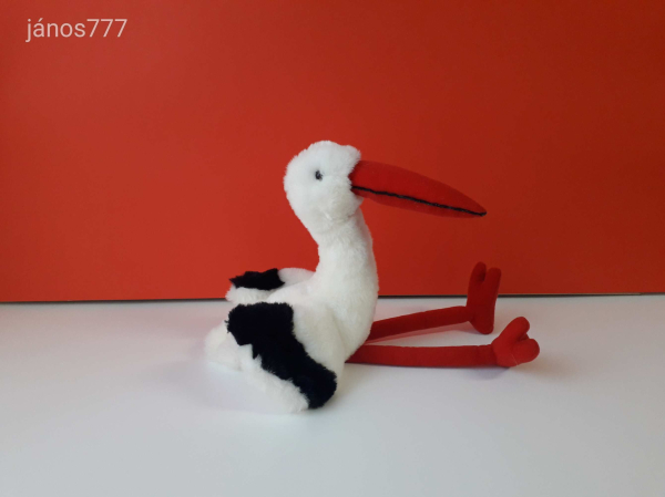 Eredeti Heunec GÓLYA madár plüss ritkaság 40 cm-es kabala figura ! ÉLETHŰ !!