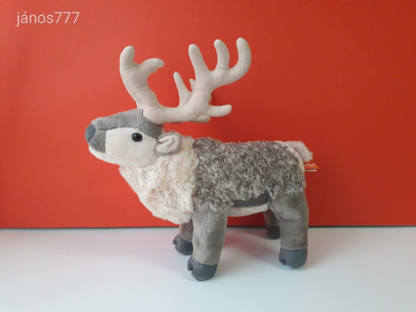 Eredeti Wild Republic RÉNSZARVAS plüss kabala figura 35 cm-es szarvas plüssfigura EXTRA ! ÉLETHŰ