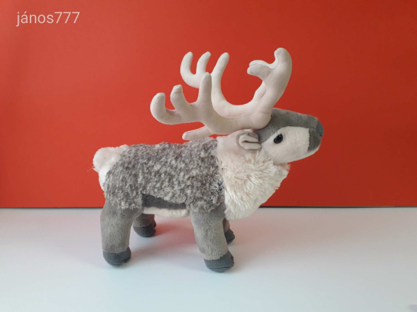 Eredeti Wild Republic RÉNSZARVAS plüss kabala figura 35 cm-es szarvas plüssfigura EXTRA ! ÉLETHŰ