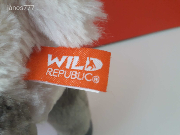 Eredeti Wild Republic RÉNSZARVAS plüss kabala figura 35 cm-es szarvas plüssfigura EXTRA ! ÉLETHŰ
