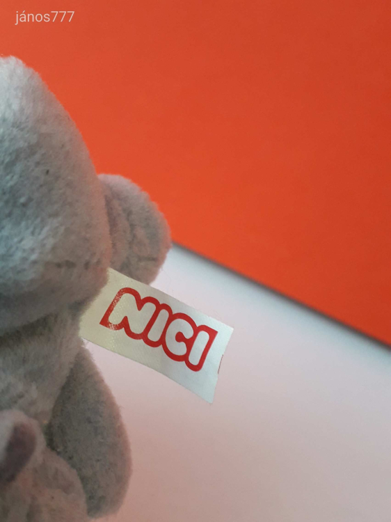Eredeti NICI VÍZILÓ plüss kabala figura !! 8 cm-es NICI kulcstartó !! EXTRA !! ( 1. )