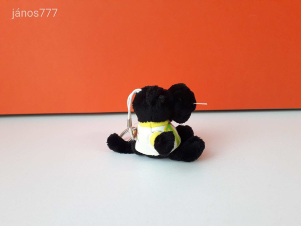 Eredeti NICI SPORTS plüss párduc kabala figura 10 cm-es NICI kulcstartó - Tennis - tenisz