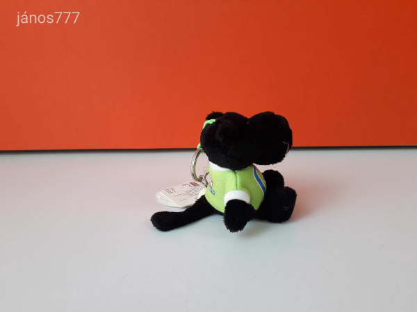 Eredeti NICI SPORTS plüss párduc kabala figura 10 cm-es NICI kulcstartó - Golf ( 2. )
