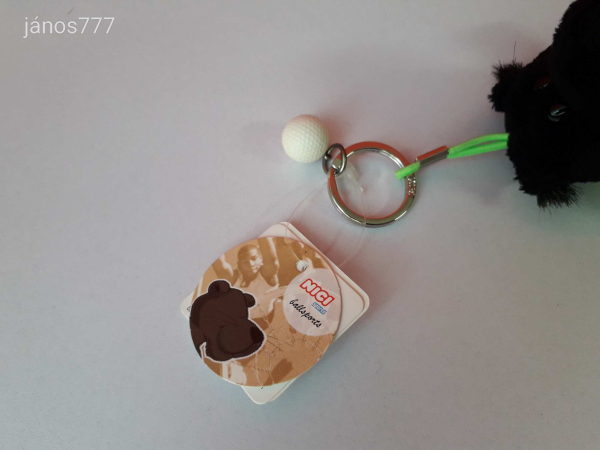 Eredeti NICI SPORTS plüss párduc kabala figura 10 cm-es NICI kulcstartó - Golf ( 2. )