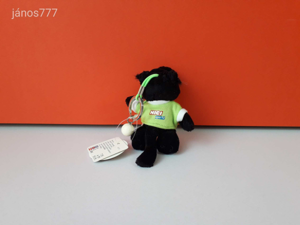 Eredeti NICI SPORTS plüss párduc kabala figura 10 cm-es NICI kulcstartó - Golf ( 2. )