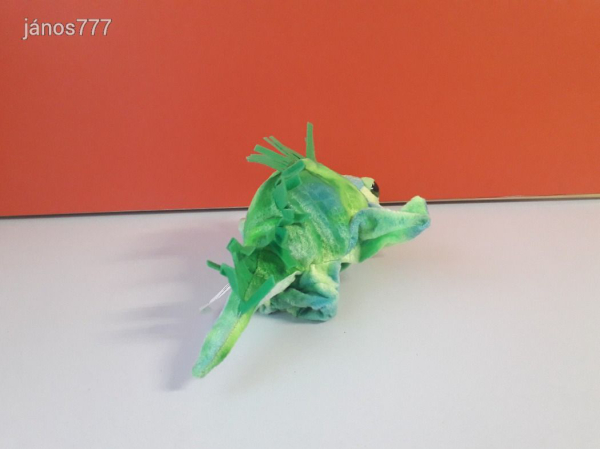 KAMÉLEON báb plüss kabala figura !!! 31 cm-es BÁB ! EXTRA !