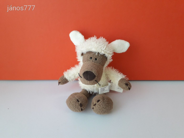 Eredeti NICI Báránybőrbe bújt FARKAS plüss kabala figura !! 27 cm-es plüssfigura !! EXTRA