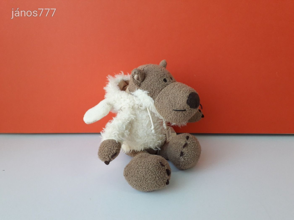 Eredeti NICI Báránybőrbe bújt FARKAS plüss kabala figura !! 27 cm-es plüssfigura !! EXTRA