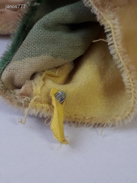 Eredeti STEIFF Krokodil BÁB antik régi kabala figura 24 cm-es ! EXTRA !