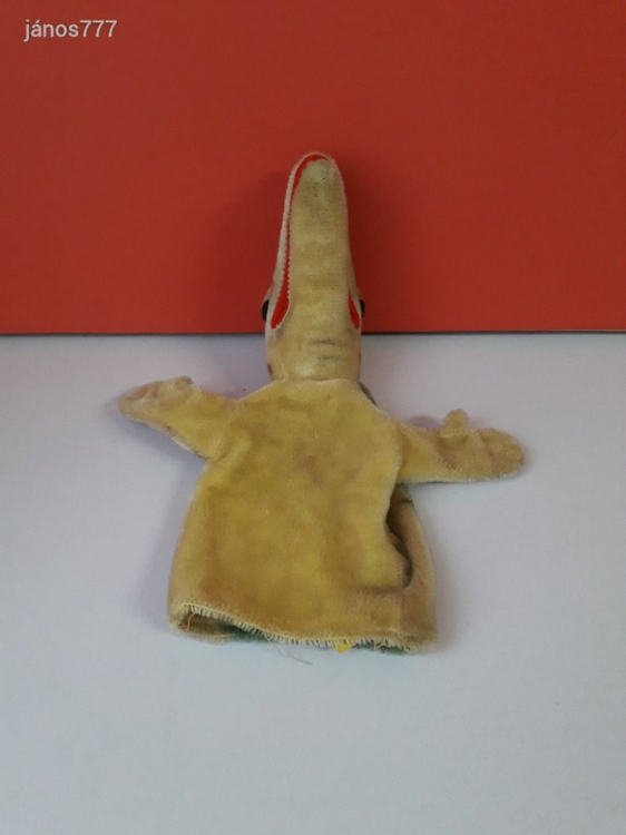 Eredeti STEIFF Krokodil BÁB antik régi kabala figura 24 cm-es ! EXTRA !