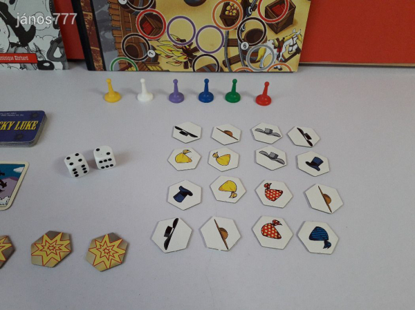 Eredeti Hasbro MB 2002 LUCKY LUKE társasjáték !!