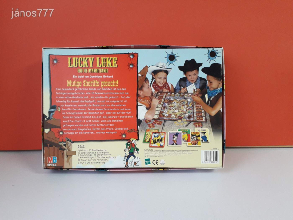 Eredeti Hasbro MB 2002 LUCKY LUKE társasjáték !!