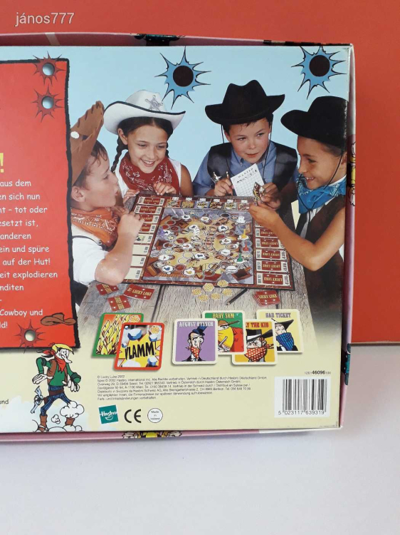 Eredeti Hasbro MB 2002 LUCKY LUKE társasjáték !!
