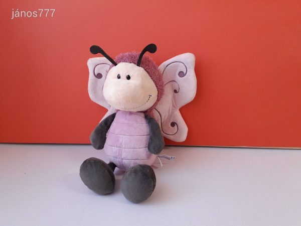 Eredeti NICI PILLANGÓ plüss kabala figura 34 cm-es LEPKE plüssfigura ! NICI plüssfigura ! EXTRA !!
